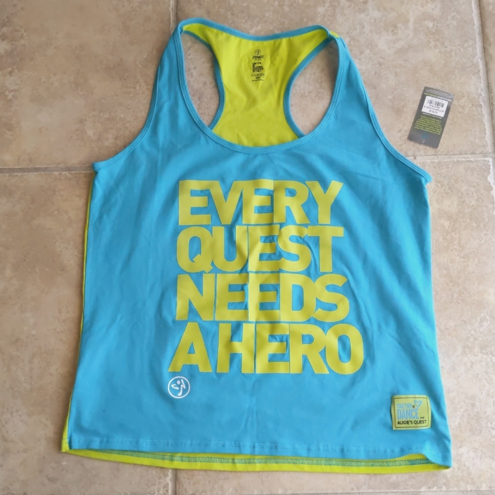 NWT Zumba Augie's Quest Tank